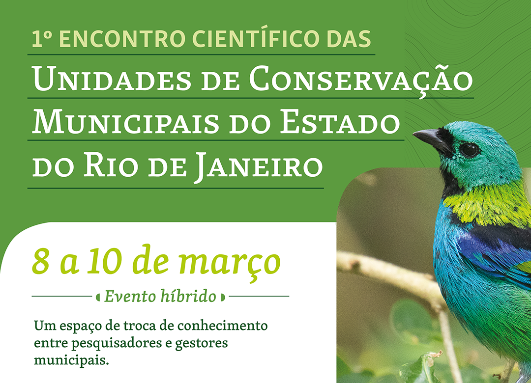 Inscrições abertas para o 1º Encontro Científico das Unidades de Conservação Municipais do RJ